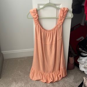 Peach Olivaceous mini dress